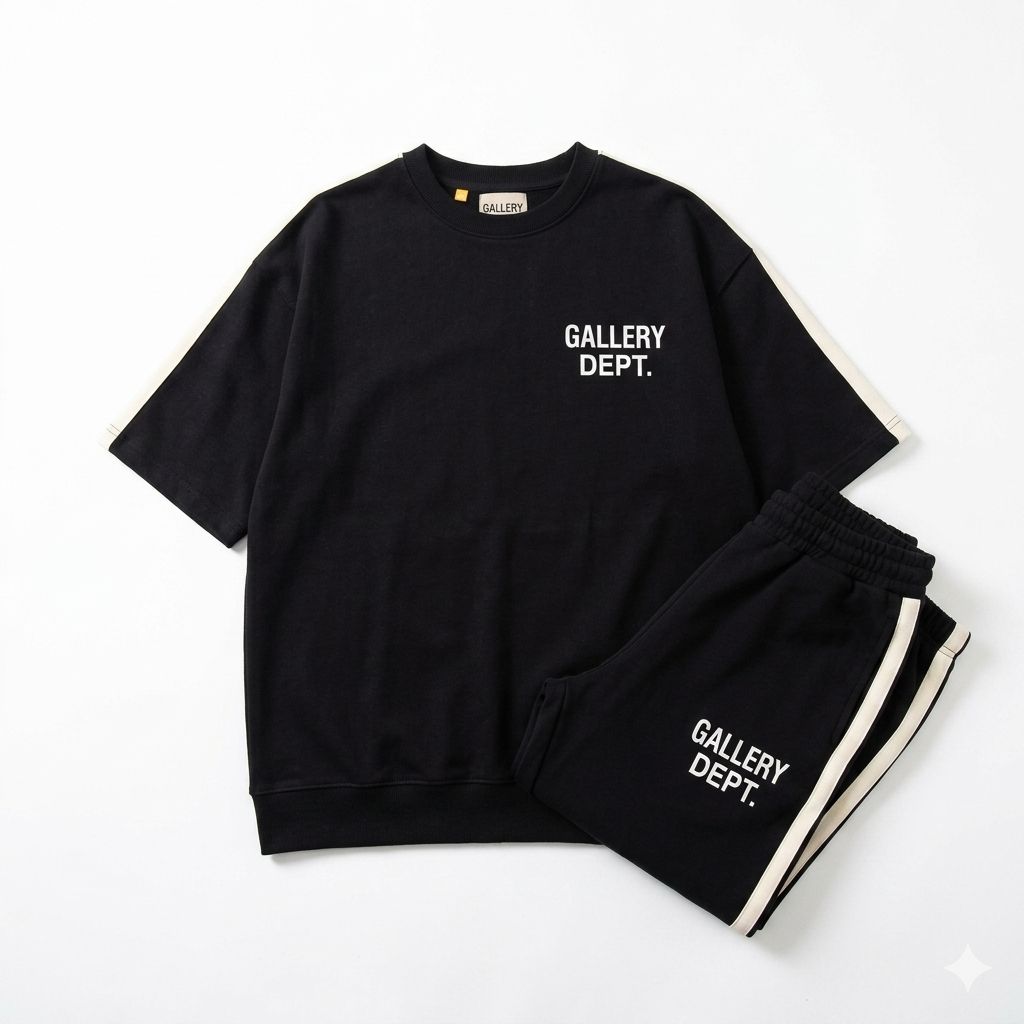 ست تیشرت و شلوار مردانه بنگال کش مدل Gallery Dept